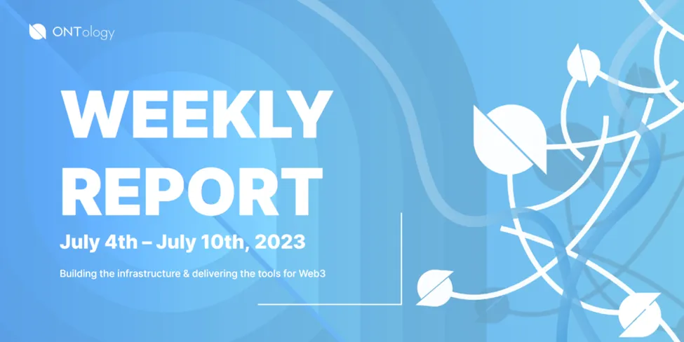 Ontology Weekly Report (July 4 — July 10, 2023)